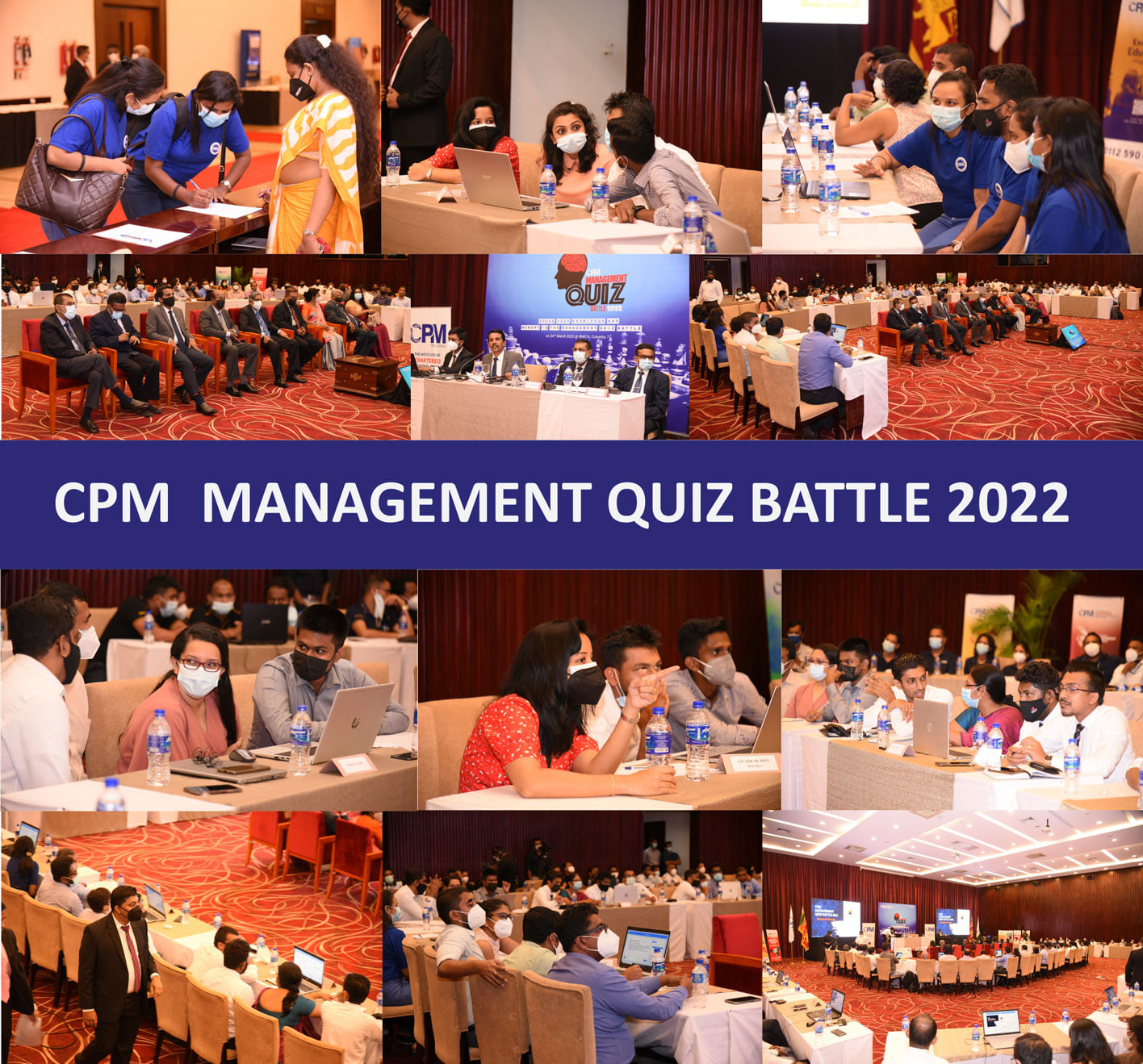 Congratulations to our WINNERS!🤝 CPM Management Quiz Battle 2022; a ...