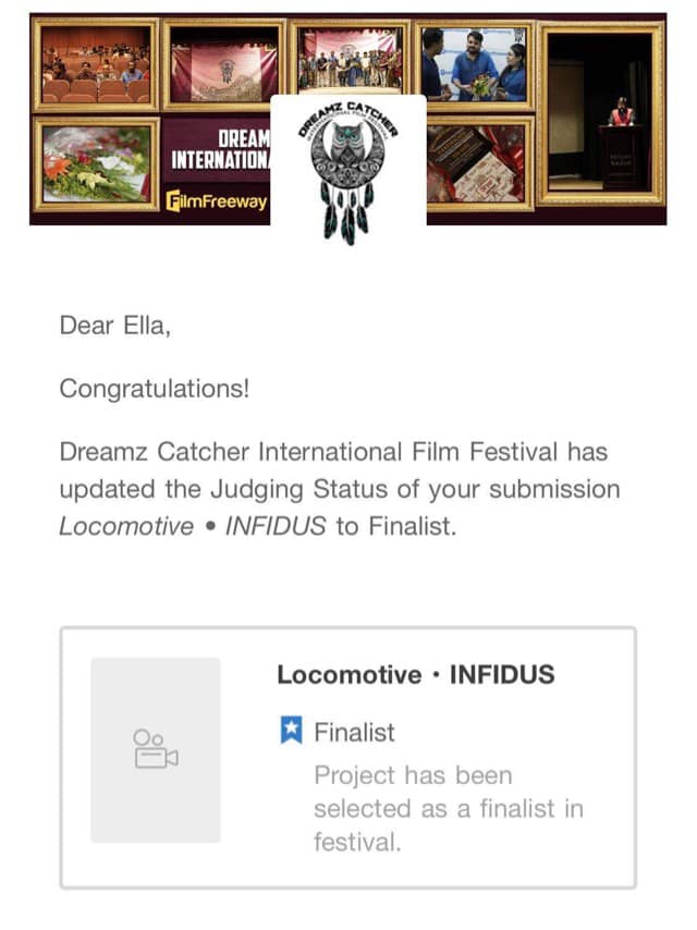 Infidus - Our musicvideo for Locomotive has been selected as finalist ...