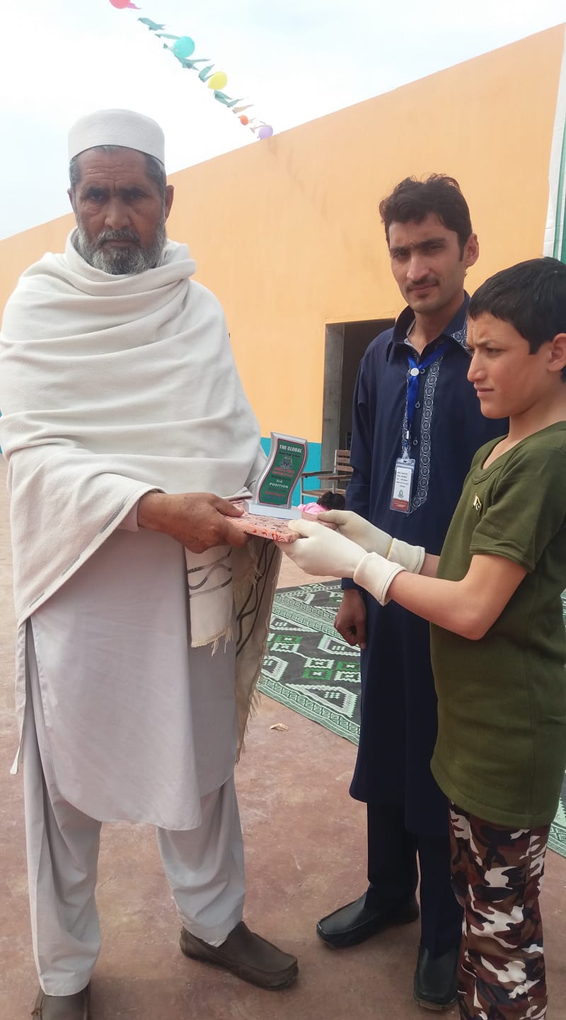 #Sameen khan 1st class is... - The global model high school