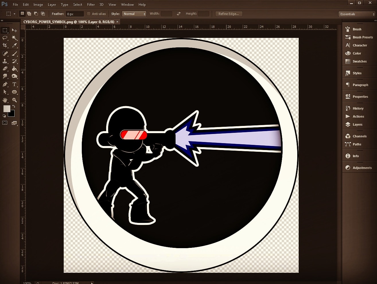 Smart Hero - Button to choose cyborg superhero power #UI...