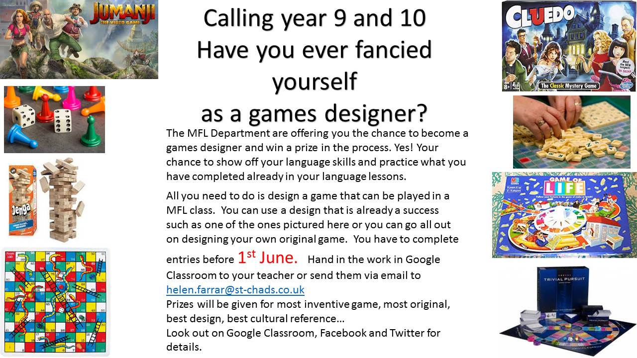 The MFL department are very... - St Chad's High School