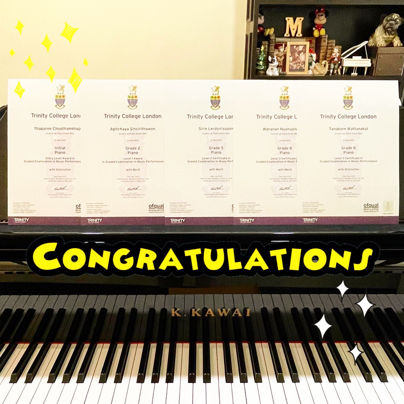 Congratulations to our... - Piano Room by Saya & Mintra T. | Facebook