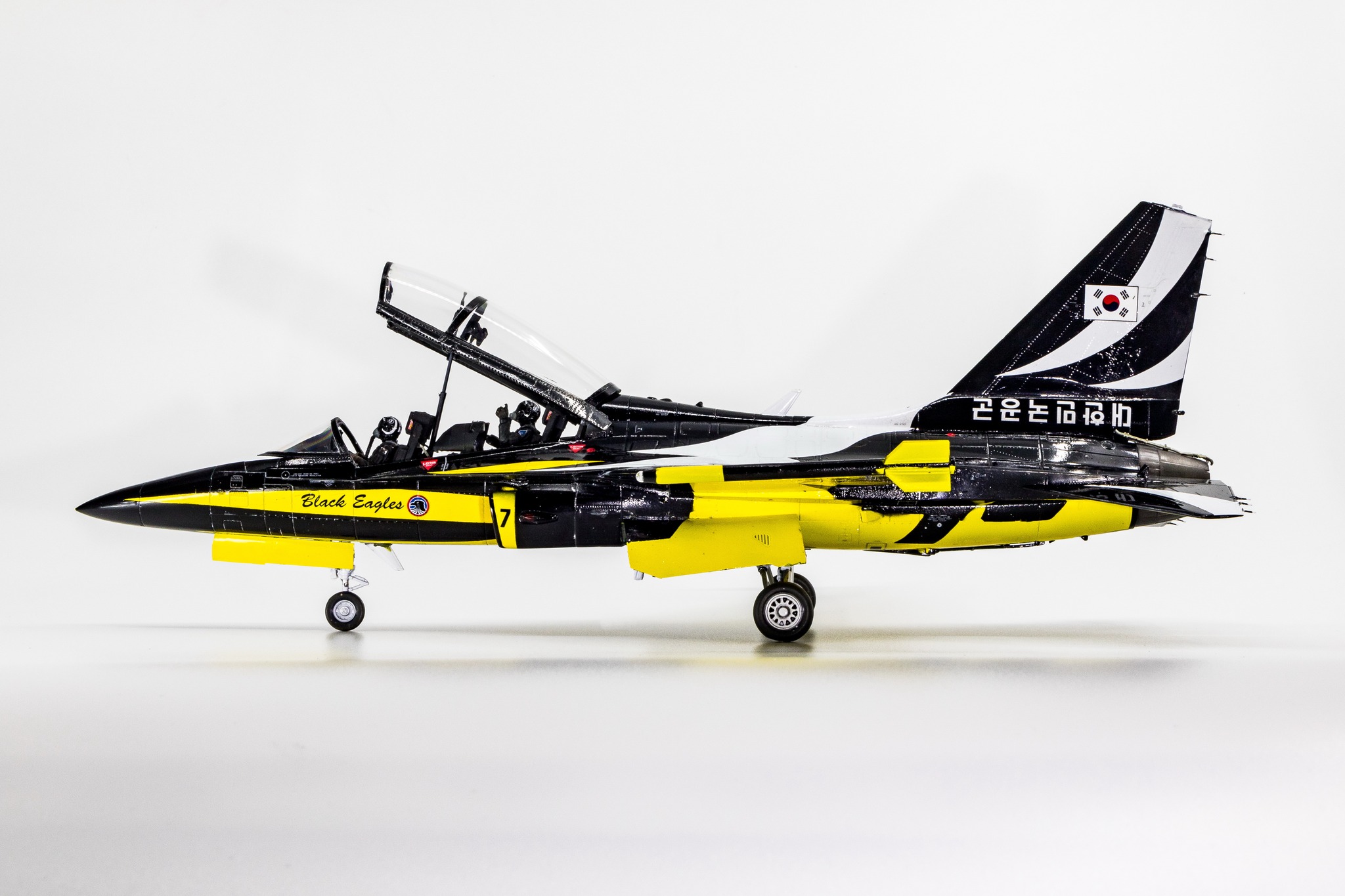 Rokaf T-50B Black Eagles model kit