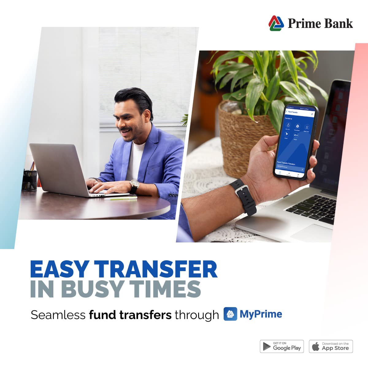 Prime Bank - Fund Transfer is now easy! Use MyPrime to... | Facebook