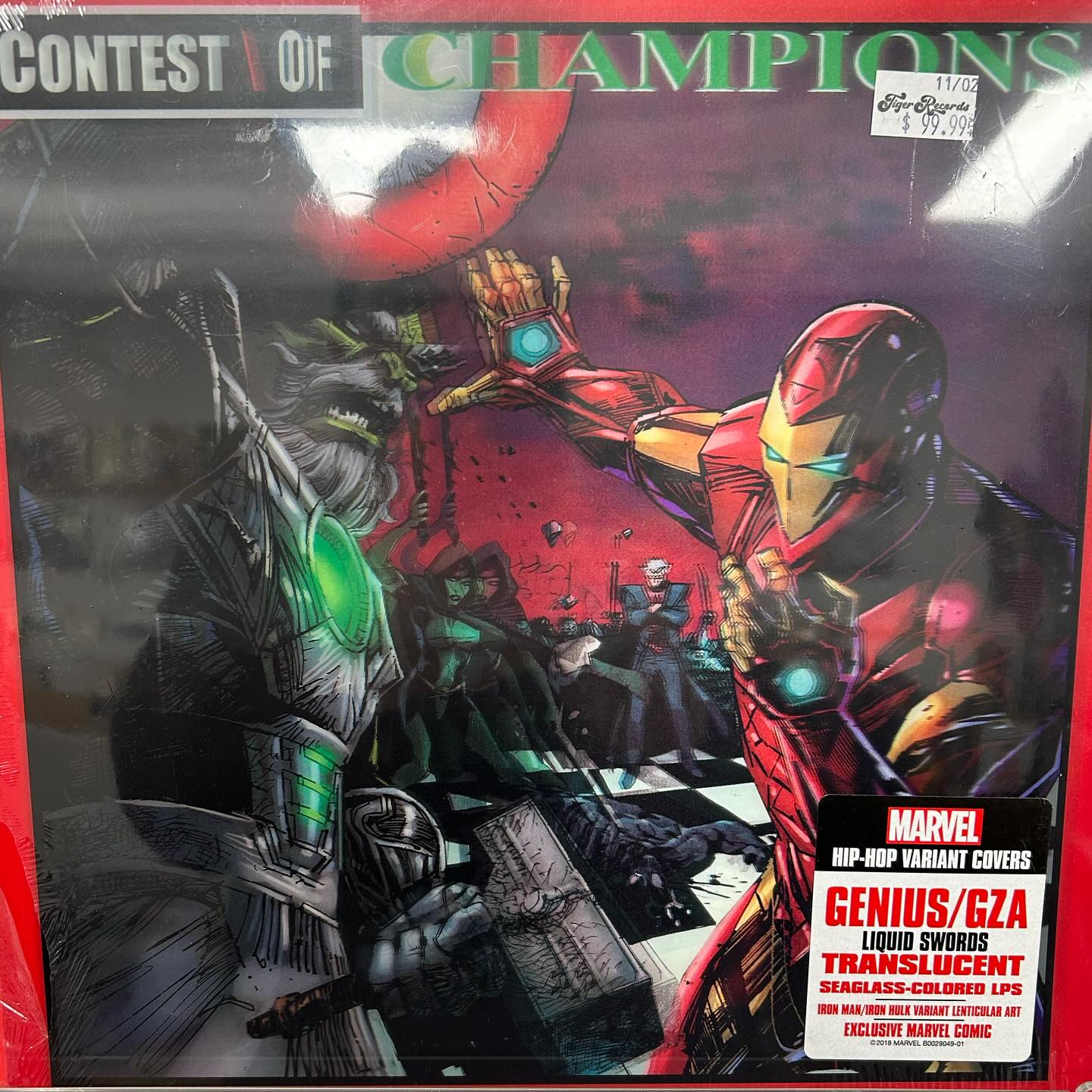 GZA's Liquid Swords limited edition Marvel variant on translucent