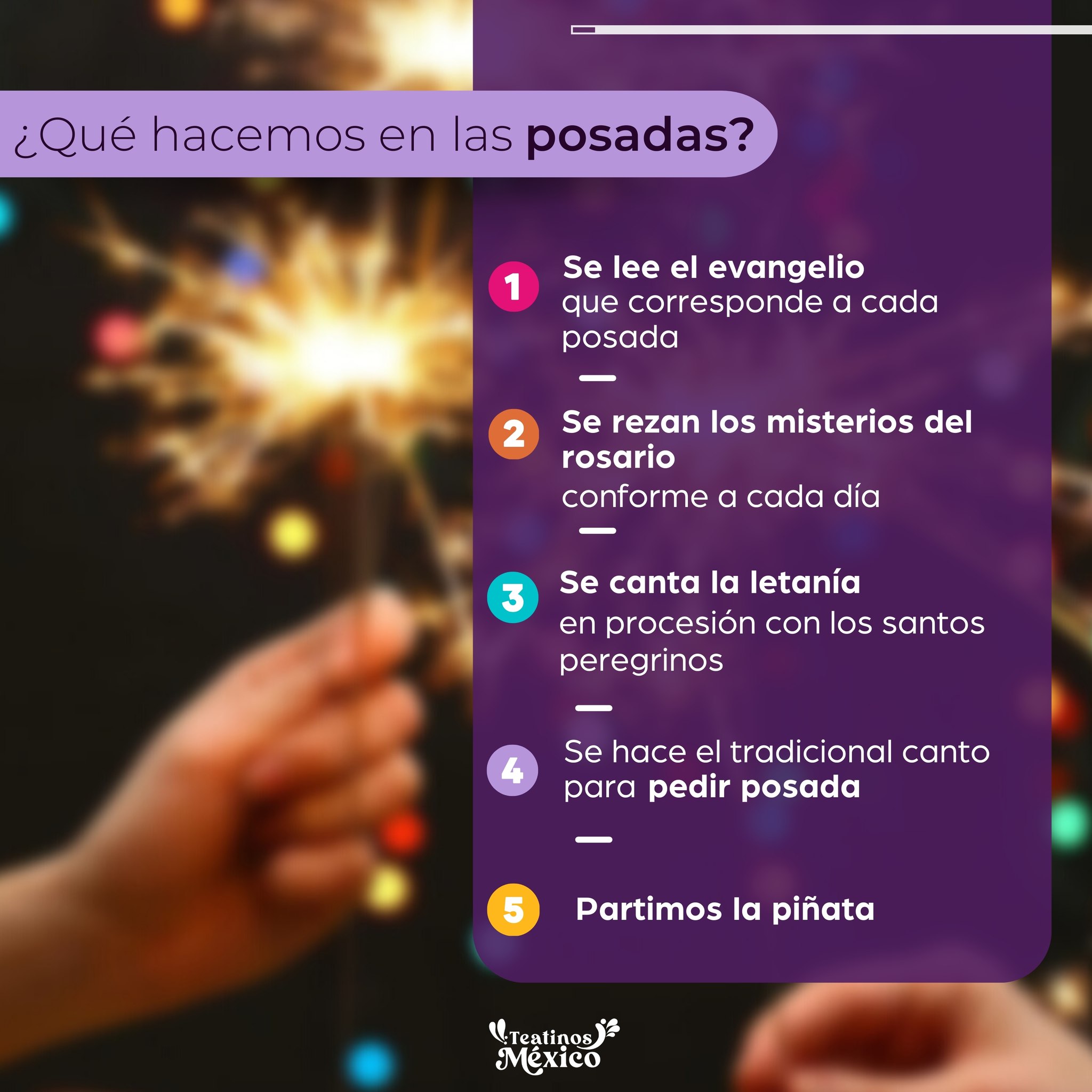 Teatinos - Hoy iniciamos las posadas, una fiesta típica mexicana para ...