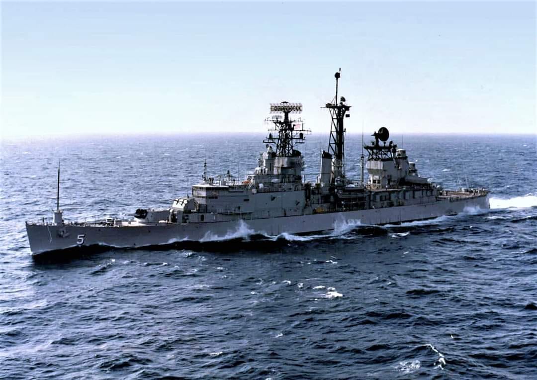 USS Oklahoma City CG5 Home Port Yokosuka Japan 1975-1977 A Division