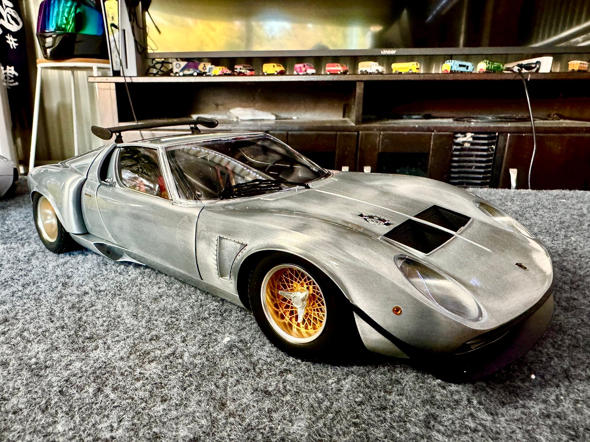 KYOSHO ORIGINAL 1/12scale LAMBORGHINI MIURA SVR (POLISHED) Beautiful