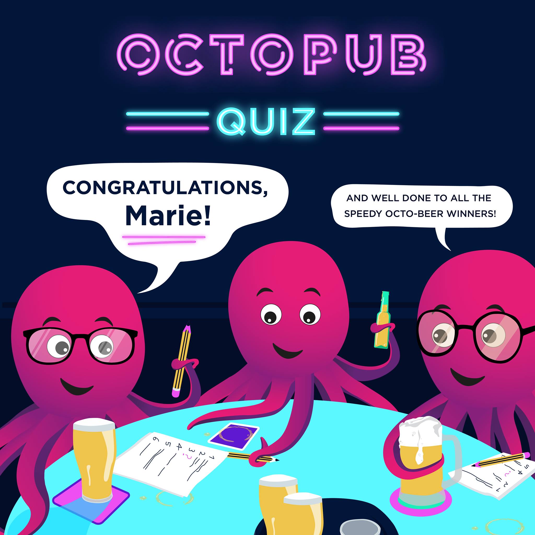 Octopus Energy - The OctoPub Quiz results are in…... | Facebook