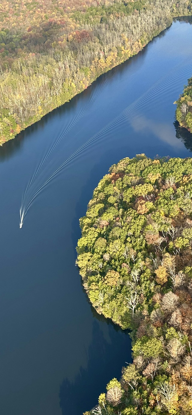 David - Lake Nockamixon wake ripples (tap for full pic) | Facebook