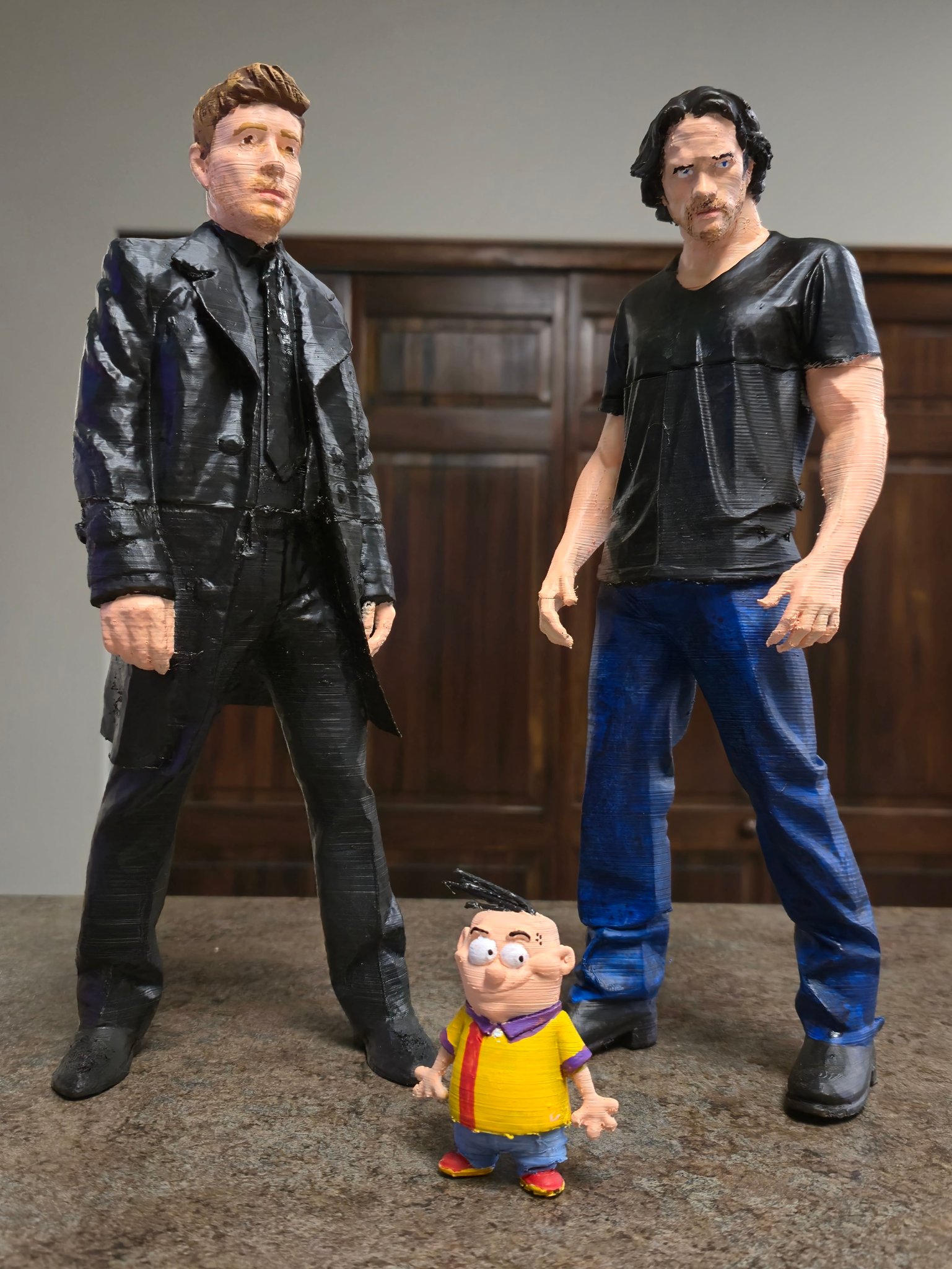 Figurina In Miniatura Sam Dean Winchester - Resina 1:43 Per Diorami - Nuova 2024 - Foto 3