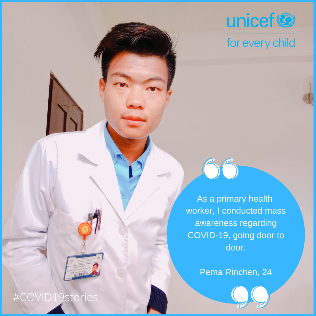 UNICEF Bhutan - Mongar: Pema Rinchen, 24, is a Health...