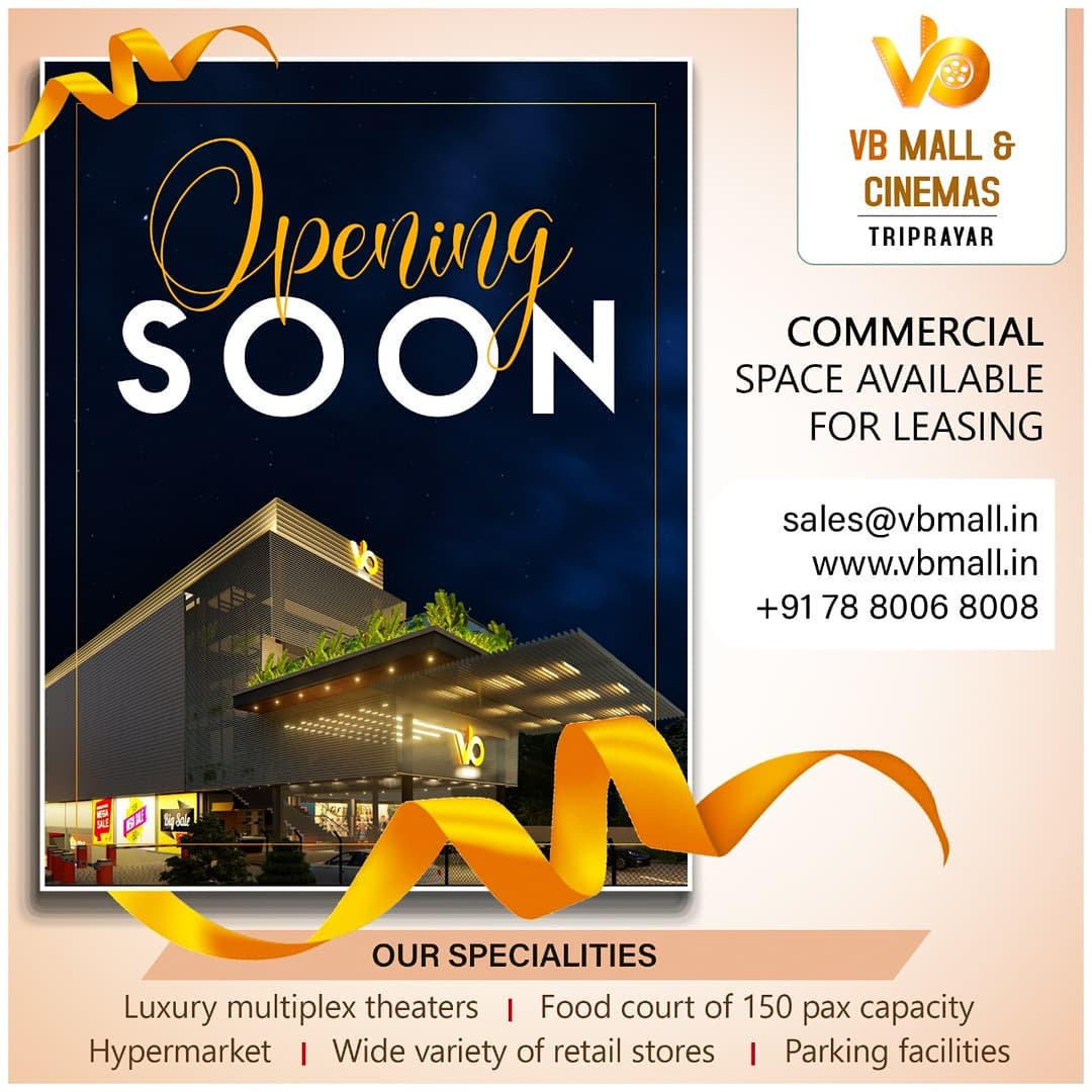 A new world of shopping is... - VB Mall & Cinemas Thriprayar | Facebook