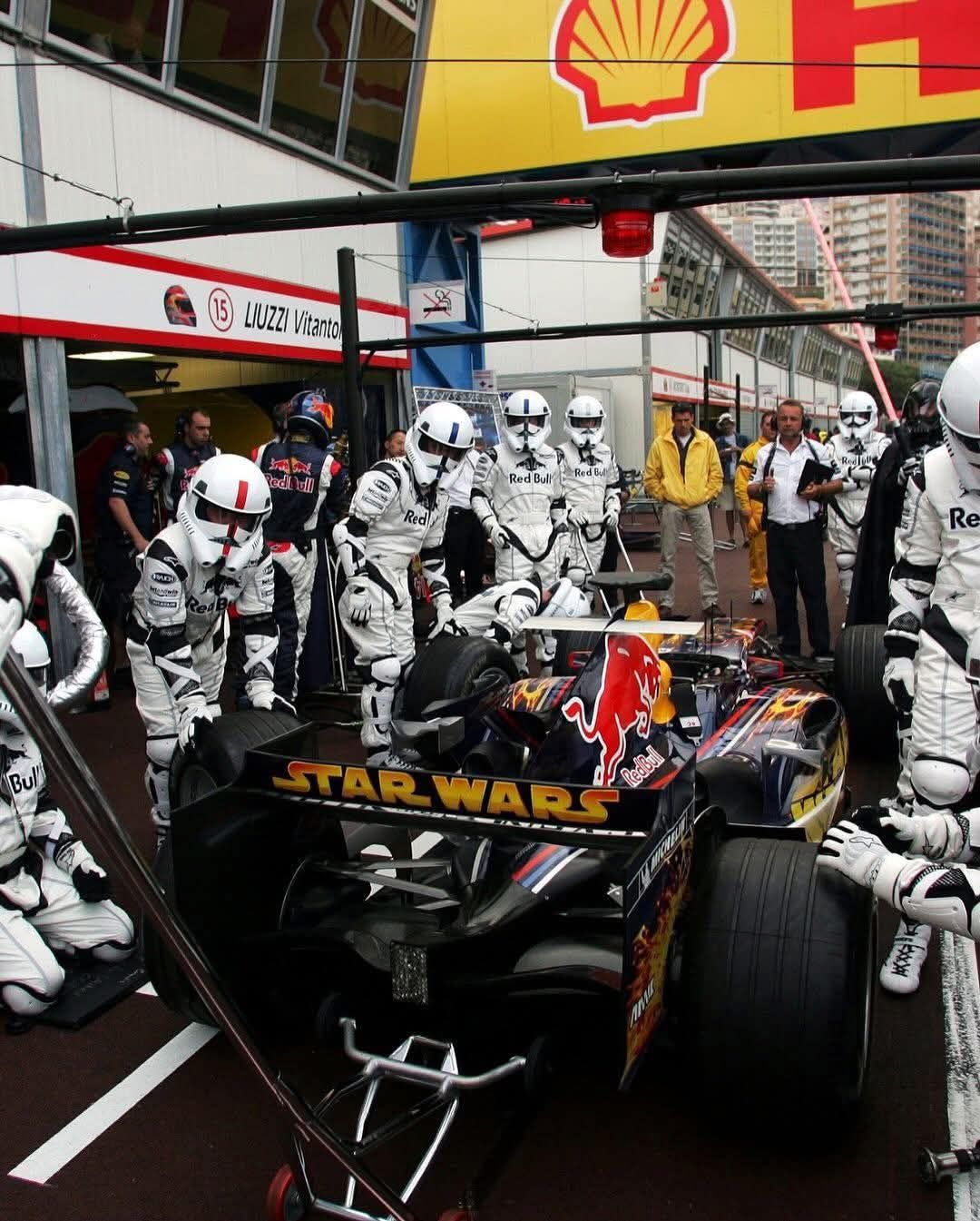 Red Bull Racing x Star Wars Monaco 2005 #F1 #Fórmula1 #redbull