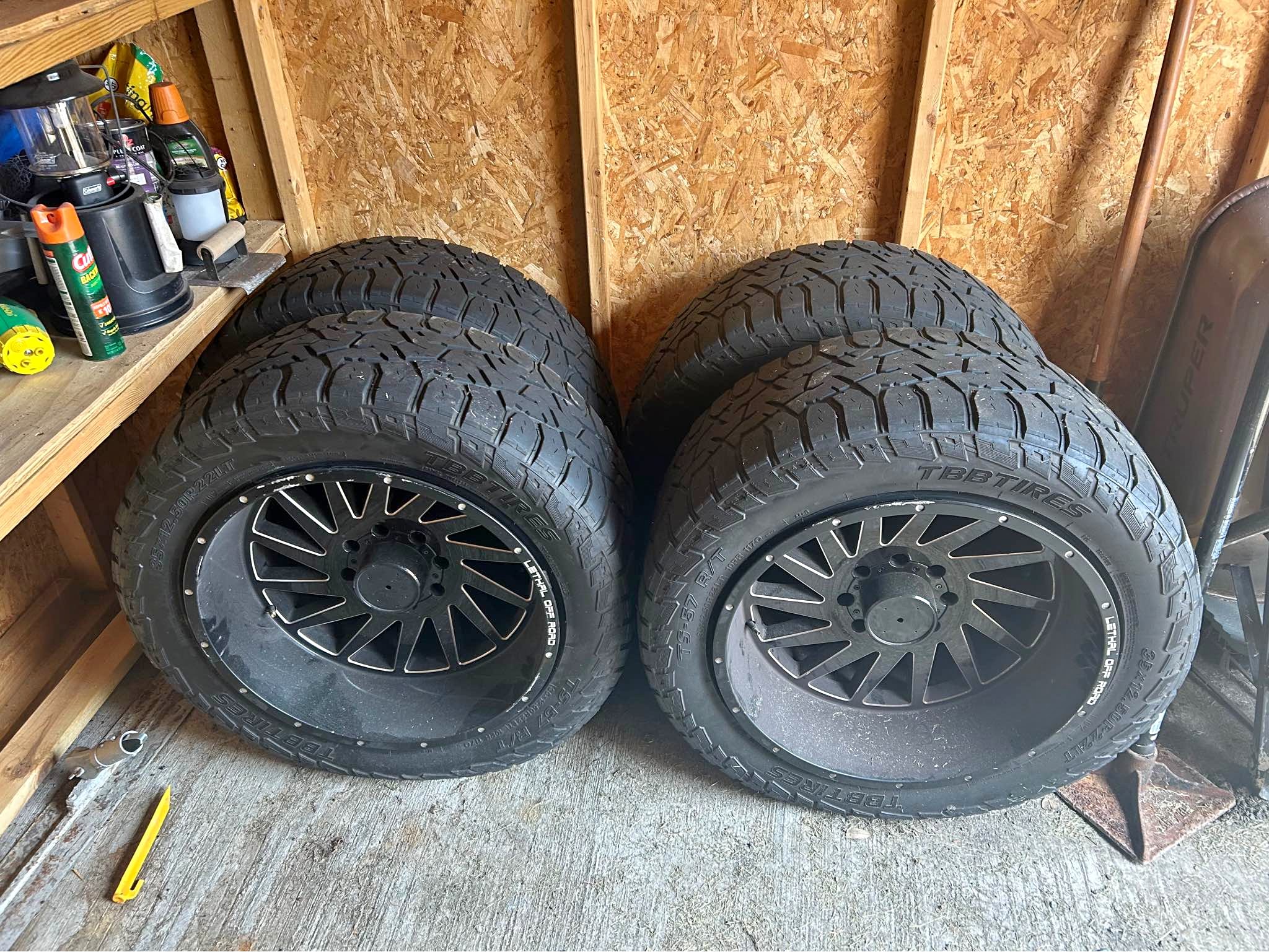 22x12 lethal off-road rims - Car Wheels, Tires & Parts - Forney, Texas ...