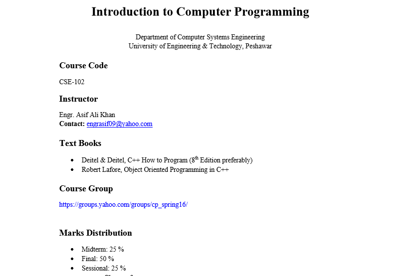 CSE Study Materials