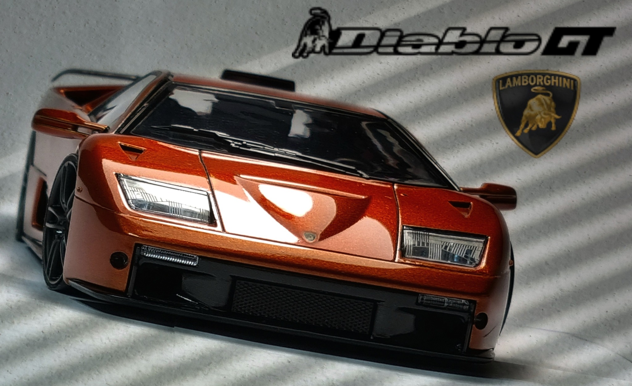 Aoshima's Lamborghini Murcielago GT1 model