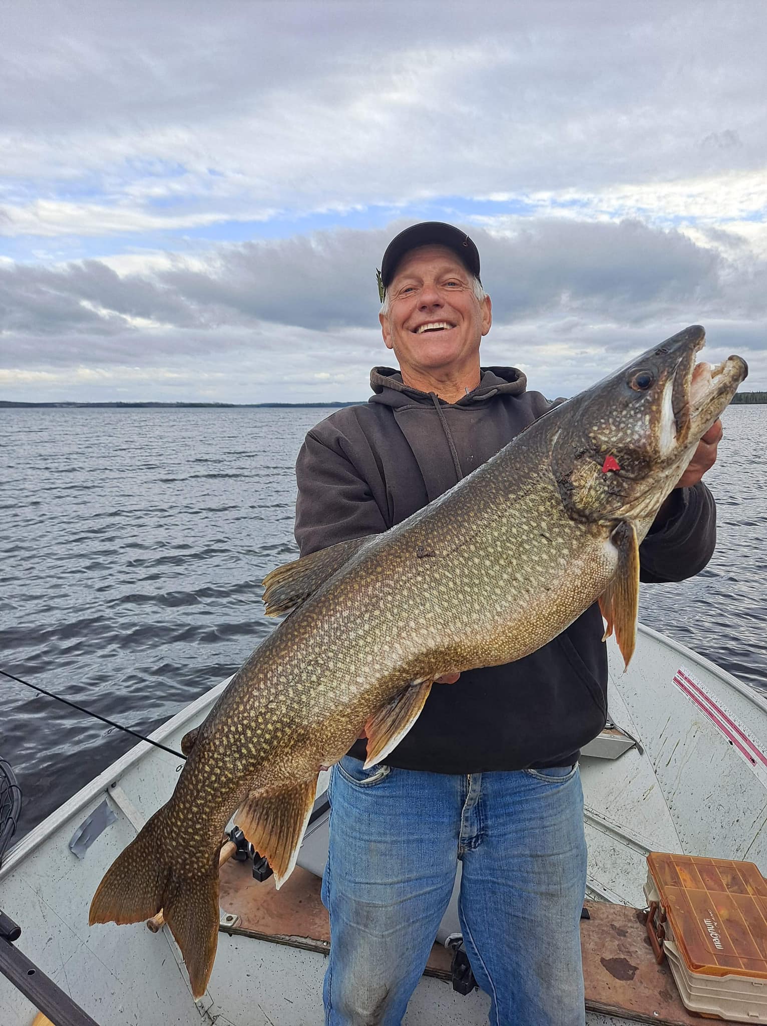 Chimo Lodge Roderick Lake - One of our guests caught this TANK of a ...