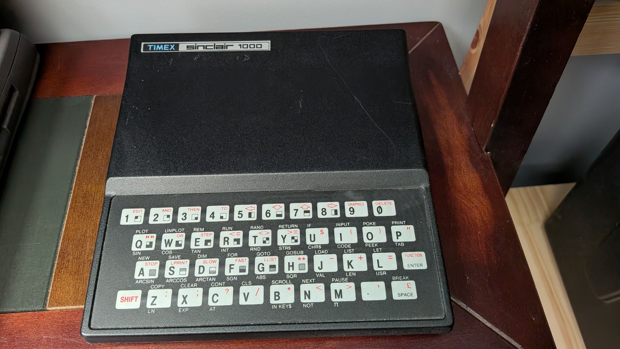 Sinclair ZX-81 with 16kb expansion pack, my first home computer