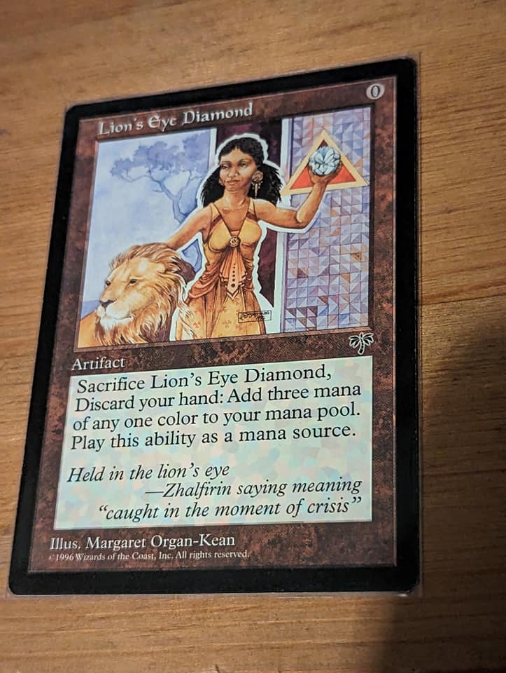 Hi, I've got a misprint lions eye diamond I whant to get rid of