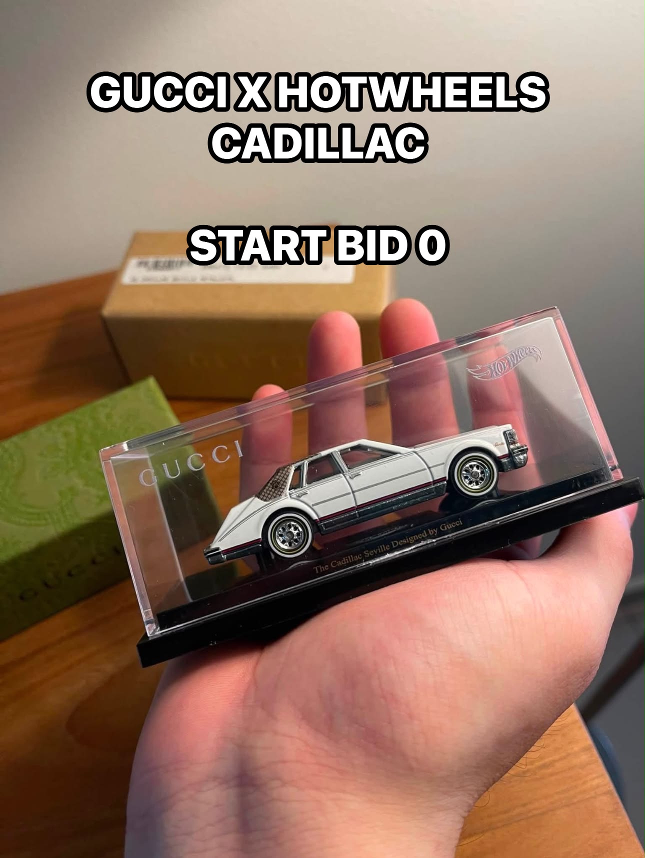 Gucci x Hot Wheels Cadillac Seville Die-Cast Model Auction