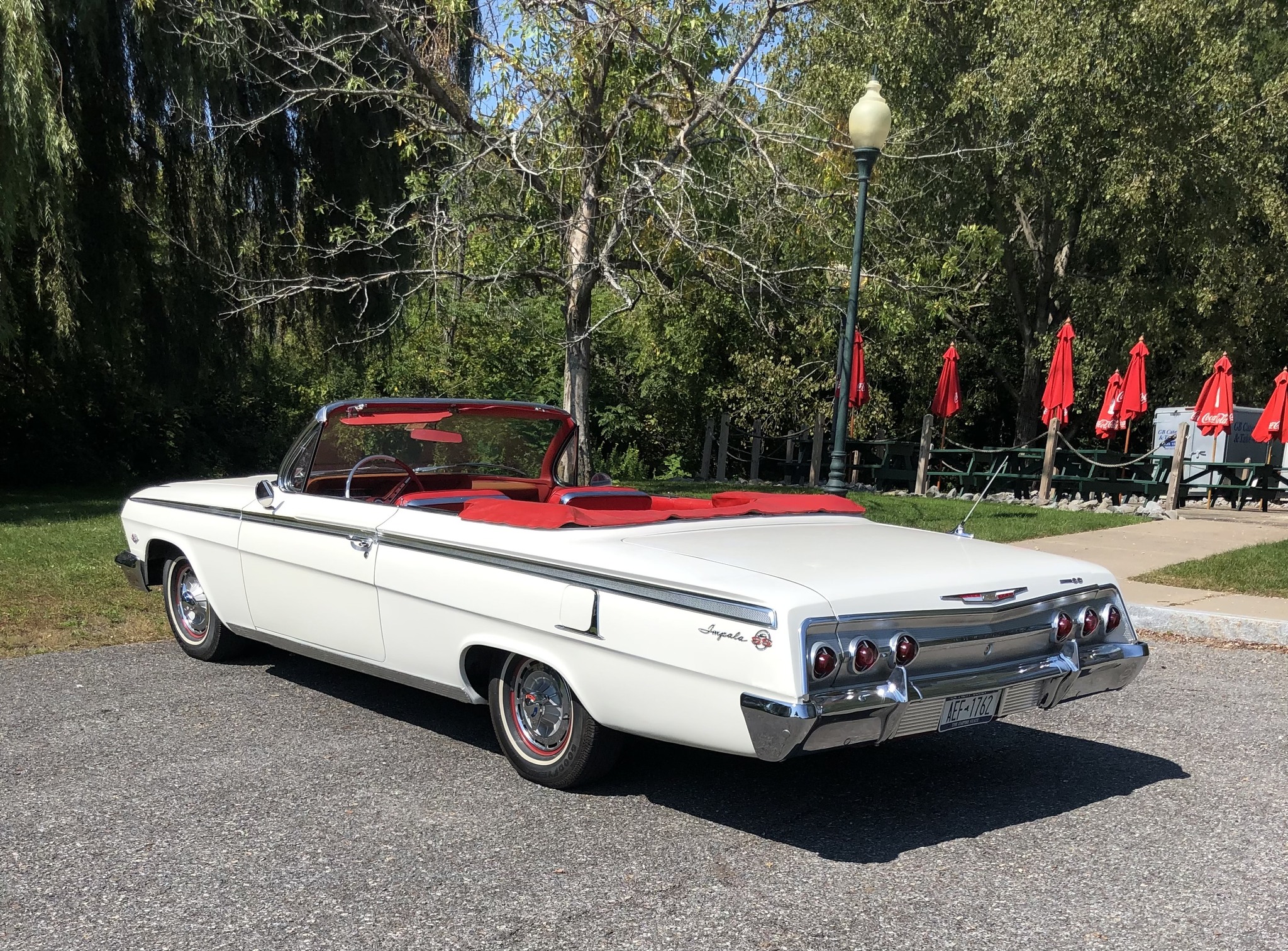 1963 impala 327 300hp 4 speed. Non original 327. 3.36 posi rear