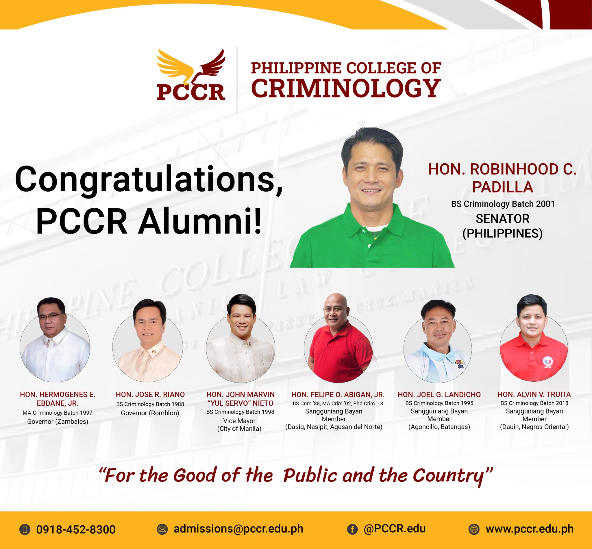 PCCR Alumni - Congratulations, PCCR Alumni! Patuloy na... | Facebook
