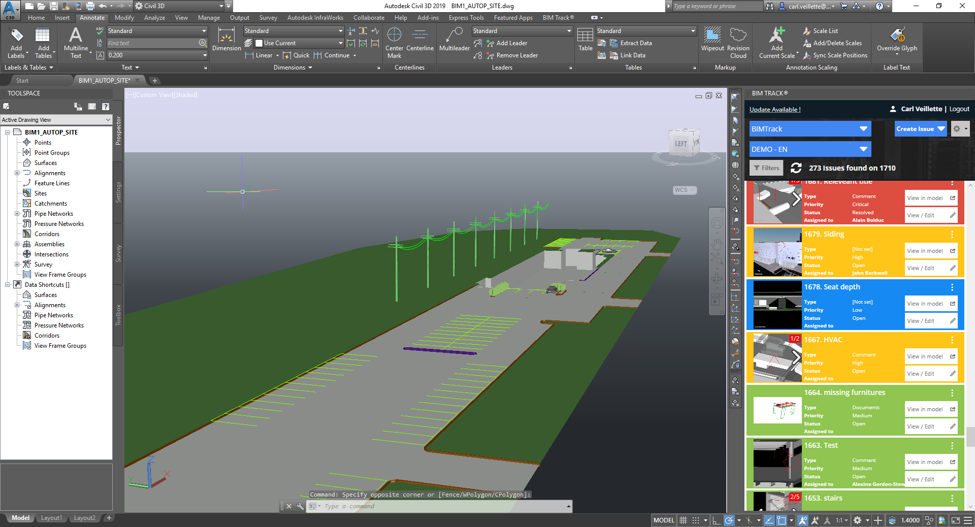 Newforma Konekt - ในที่สุดก็มา BIM Track on Autocad Civil...