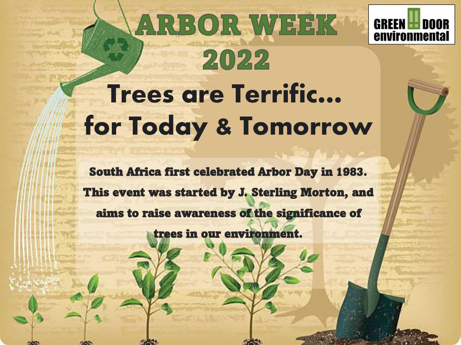 Happy Arbor Week! 😃🌱... - Green Door Environmental