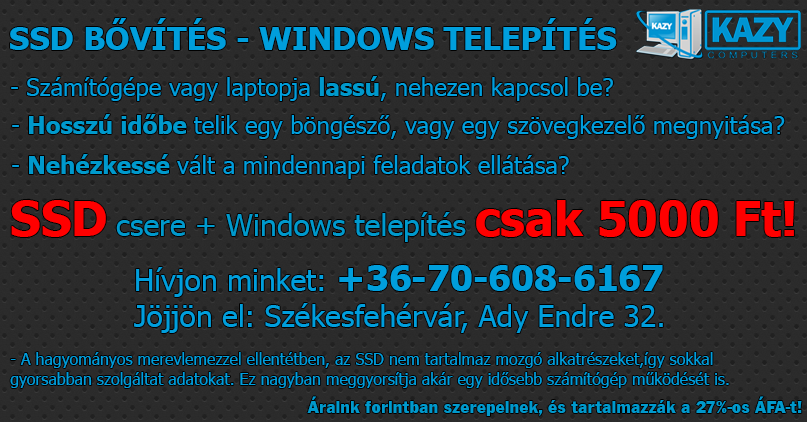 KazyComputers | Székesfehérvár