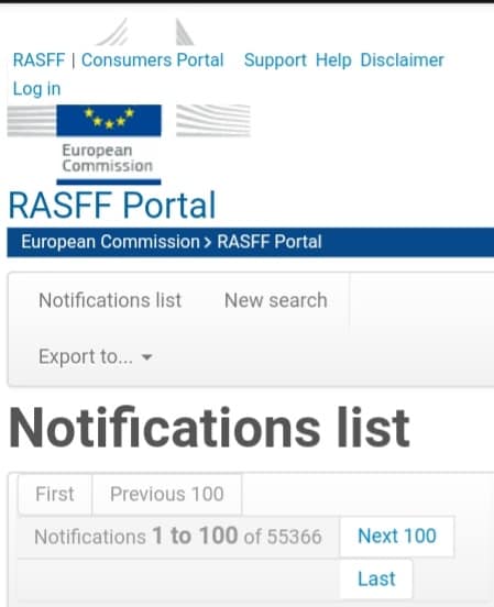 ดูข่าวยุโรป EU RASFF ป้าห่วงเด็กจริงๆ😨... - Miss Food Safety | Facebook