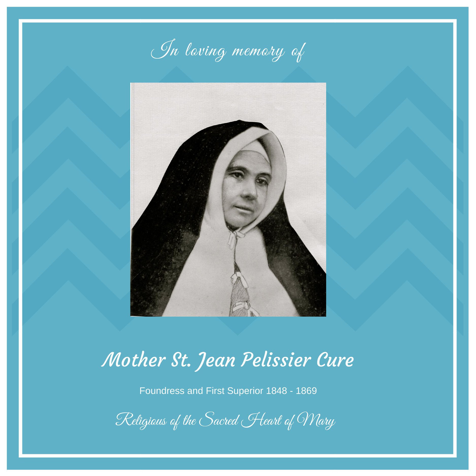 Today we remember the anniversary of the death of our co-foundress and ...