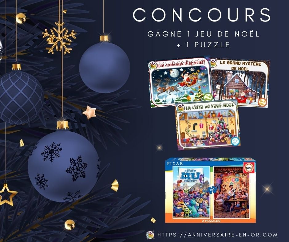 Concours Noel Un Anniversaire En Or Jeux Anniversaire Facebook