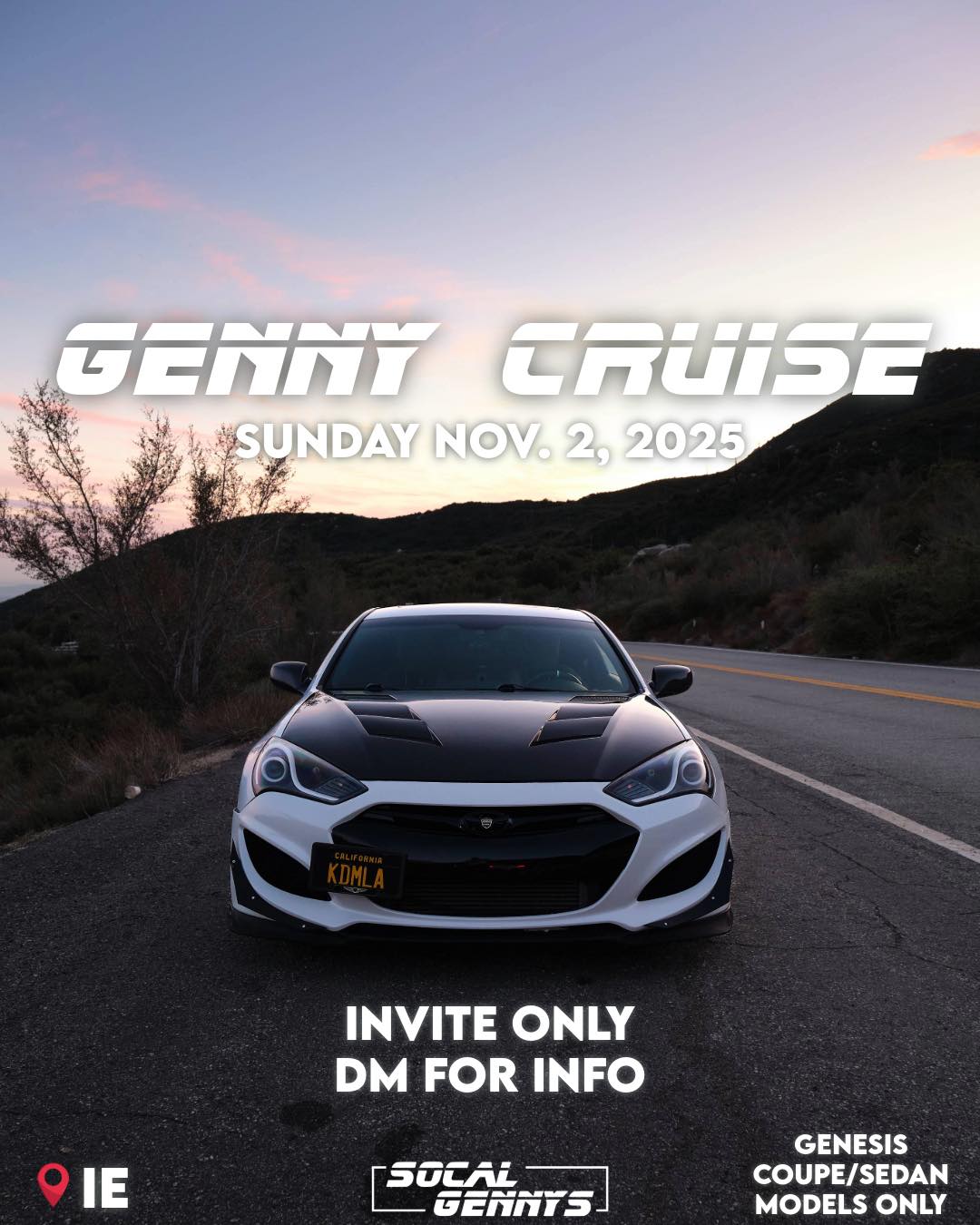 Hyundai Genesis Owners | This Sunday! Dm for info | Facebook
