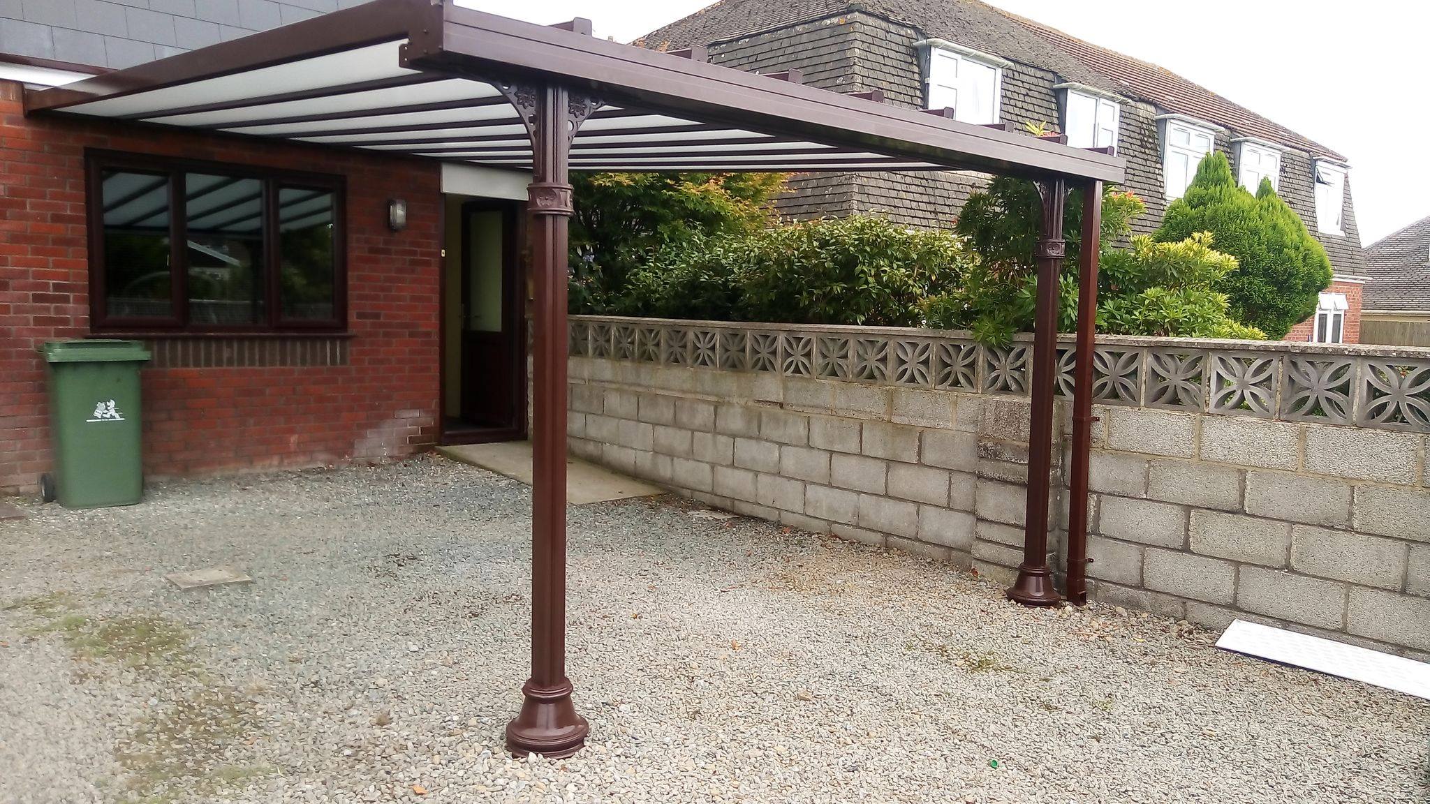 All Weather Canopies - Here's another before and after photo from ...