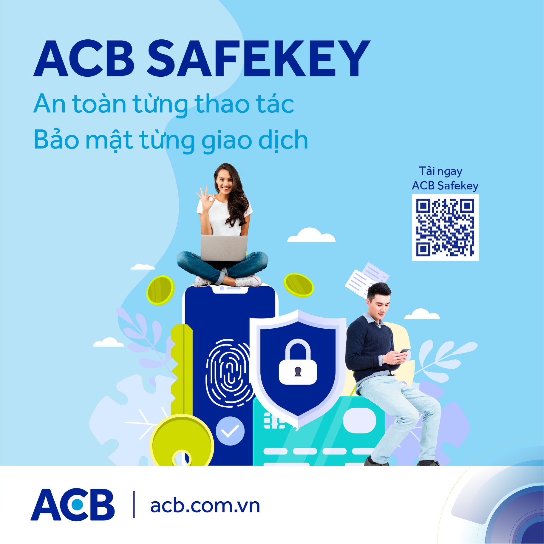 🗝️ CÓ SAFEKEY CÓ NGAY OTP ⚡ Nhanh... - Ngân hàng Á Châu ACB | Facebook