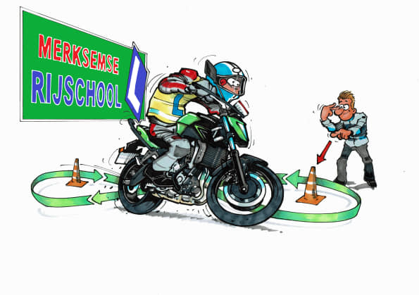 Dit weer ☀☀☀ schreeuwt om motorles... - Merksemse Rijschool