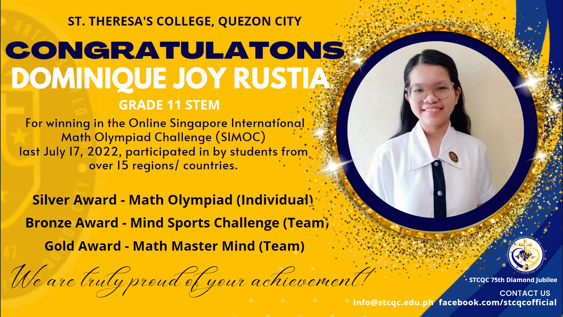 Congratulations!... - St. Theresa's College Quezon City