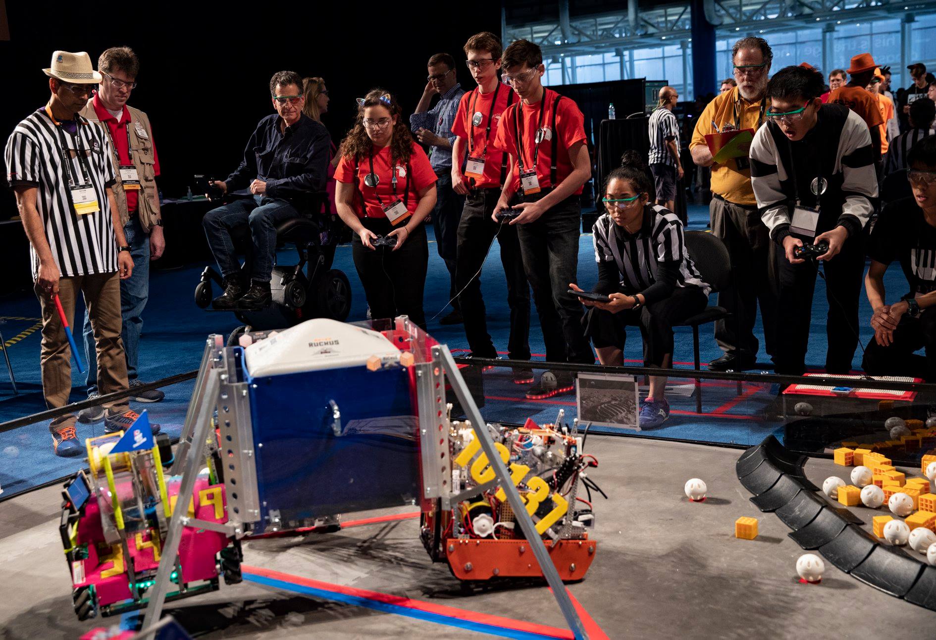 FIRST Tech Challenge - Who can spot the VIP spectator here on the # ...