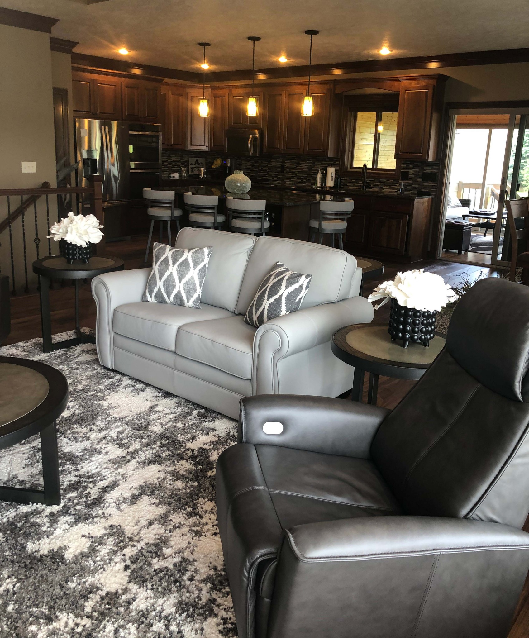 Montgomery's - A gorgeous living room design featuring a...