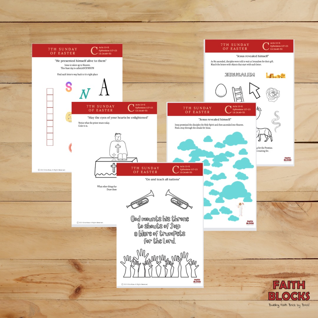 Faith Blocks - This Sundays Worksheets is all about the... | Facebook