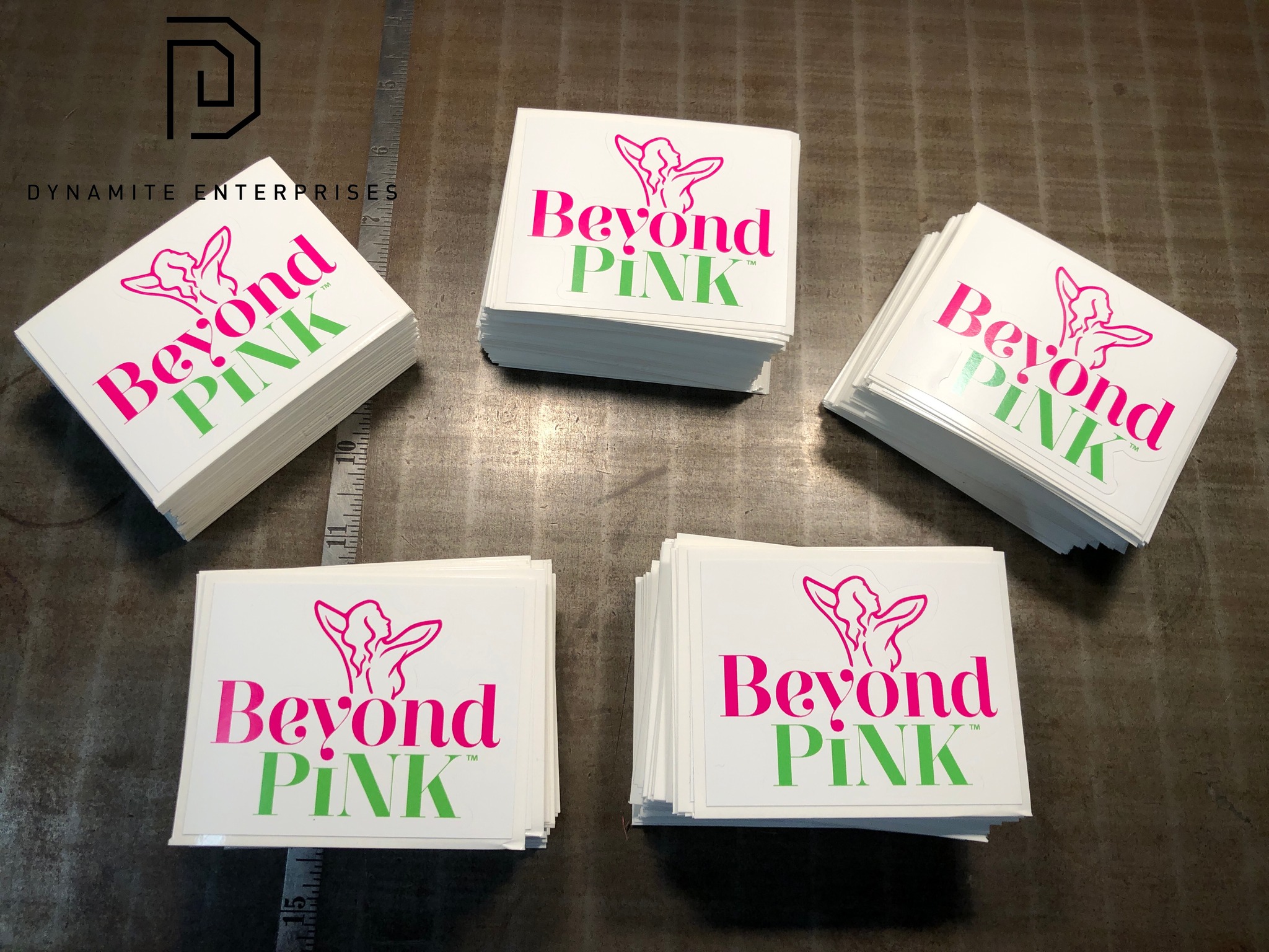 Our sticker machine is always... - Dynamite Enterprises