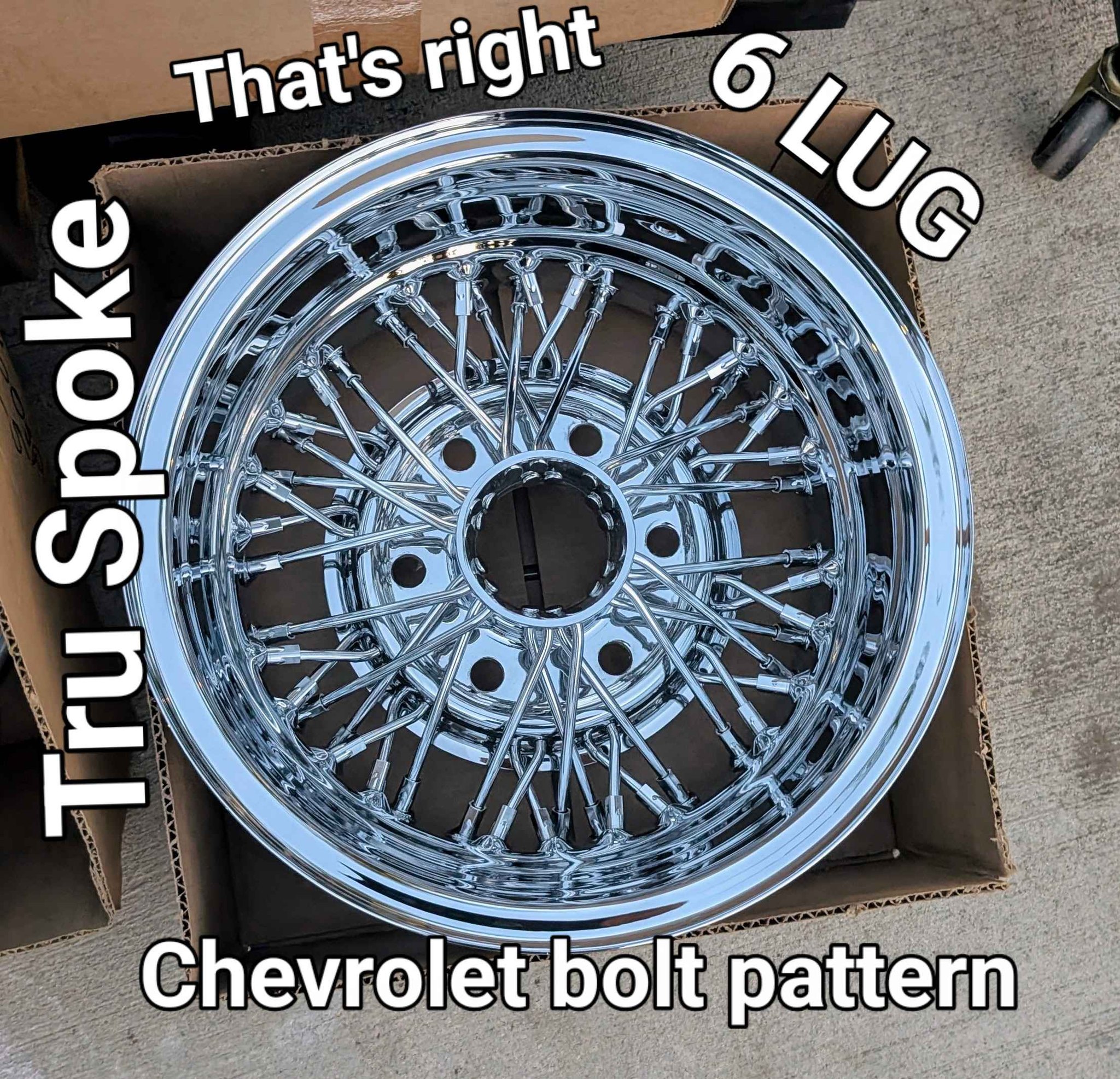 Rare Wheels Marketplace | 6 LUG Tru Spoke all 14x7 rev Chevrolet bolt ...