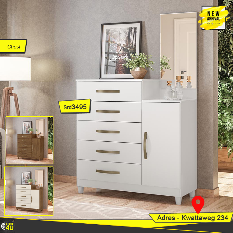 STORE4U - Best Chest Price 4U, Moval 5 Drawers Chest...