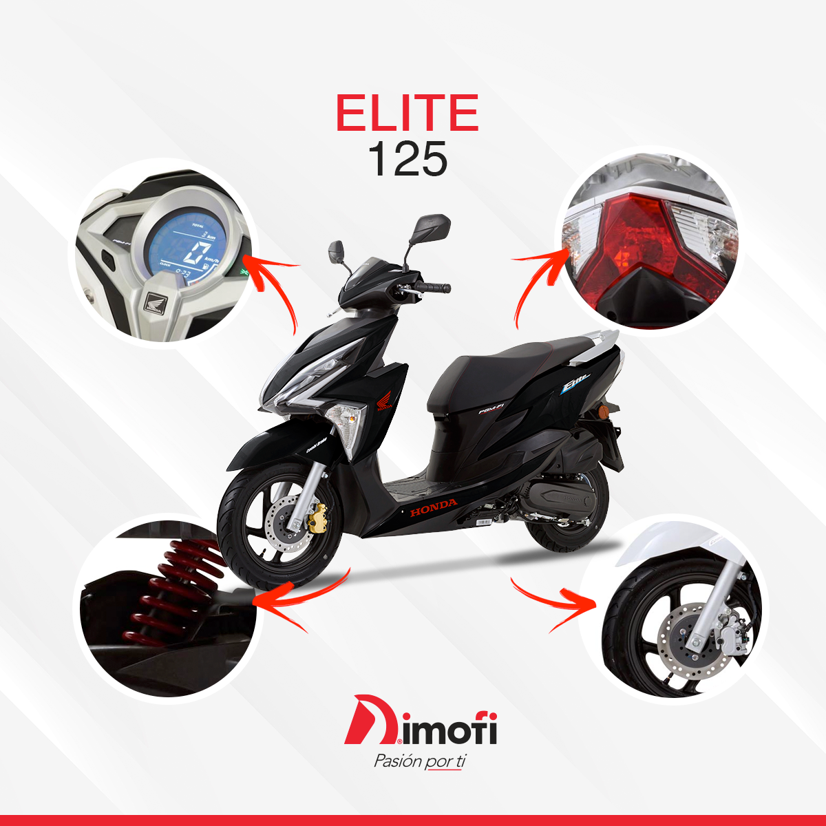 Con un sistema de frenos mejorado y... - Motos Honda- Dimofi | Facebook
