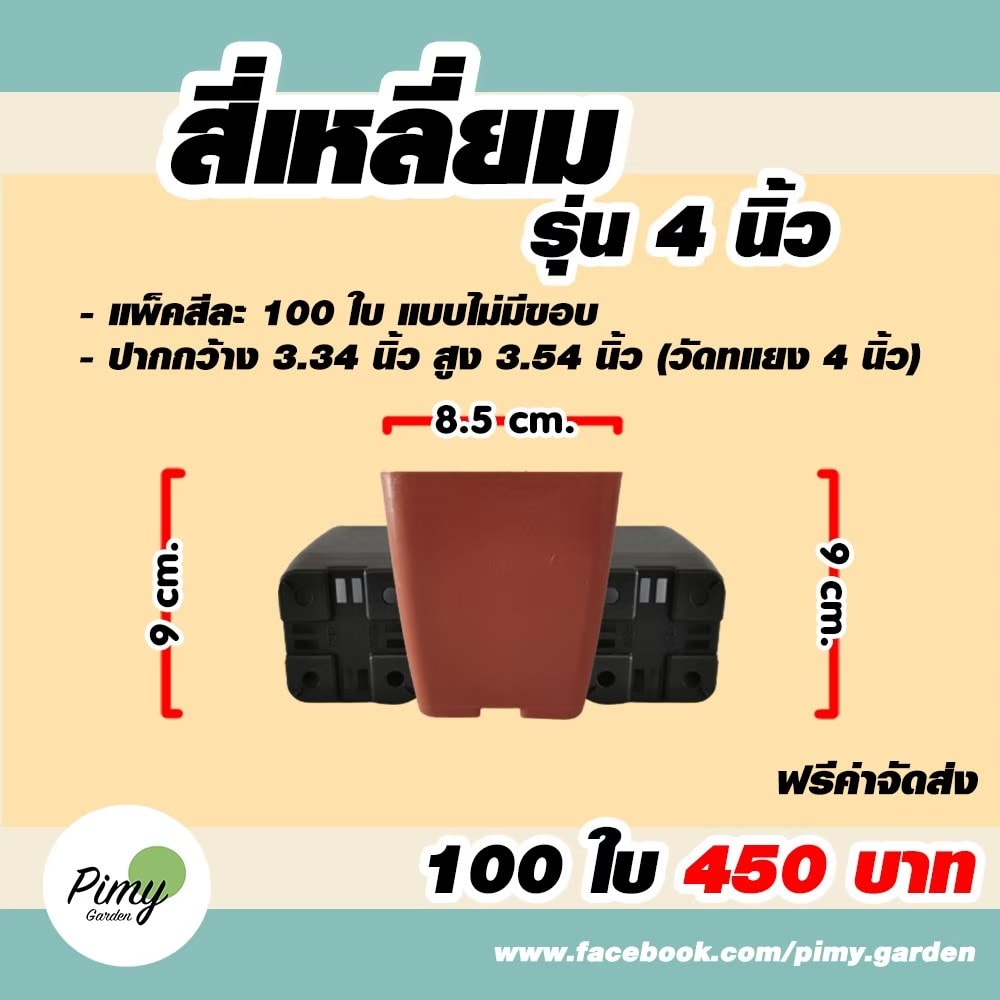 🔥 #มีของพร้อมส่ง... - Pimy Garden - กระถางต้นไม้พลาสติก