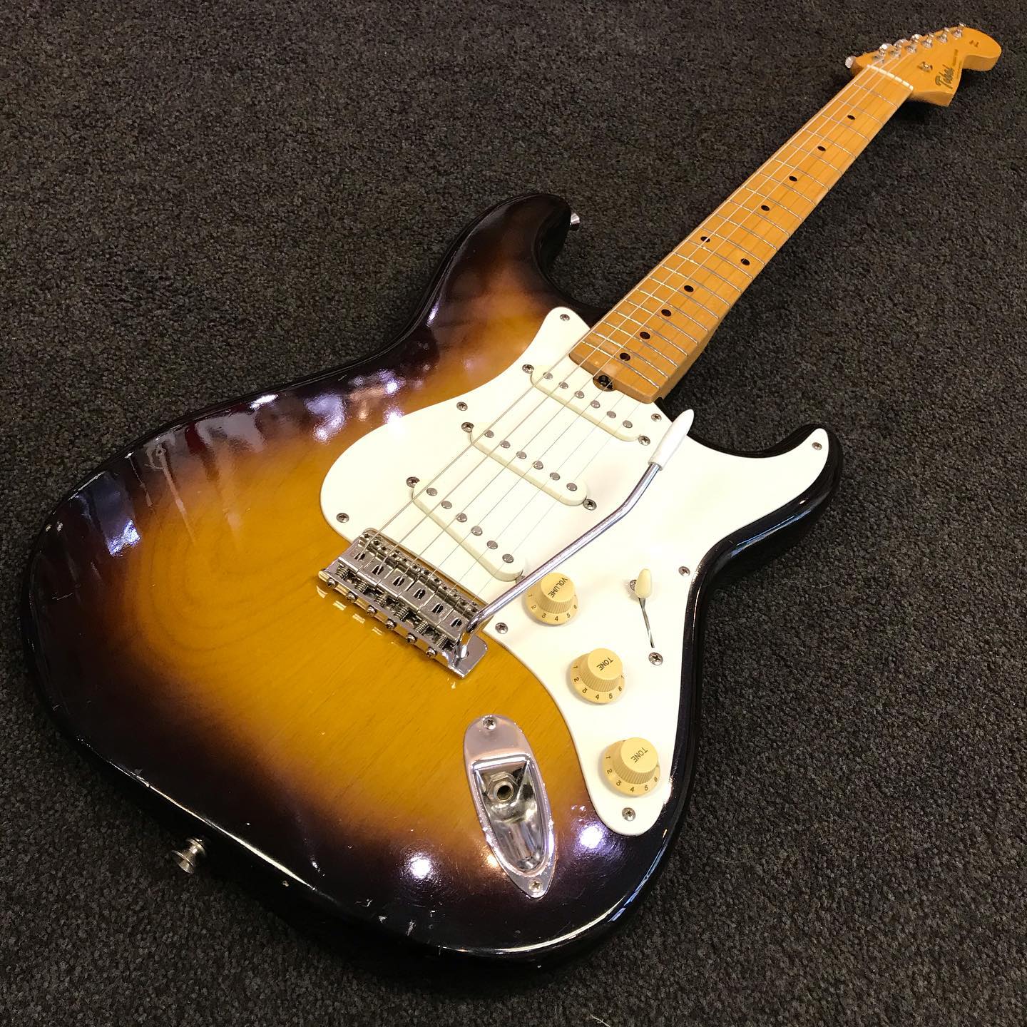 1987 Tokai SD653 Custom Edition Model. Nice Dark R/W Slab-Board