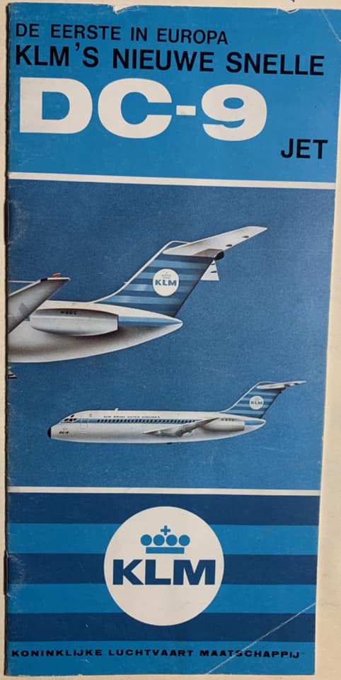 A KLM brochure for the new DC-9. (ca. 1967-68)