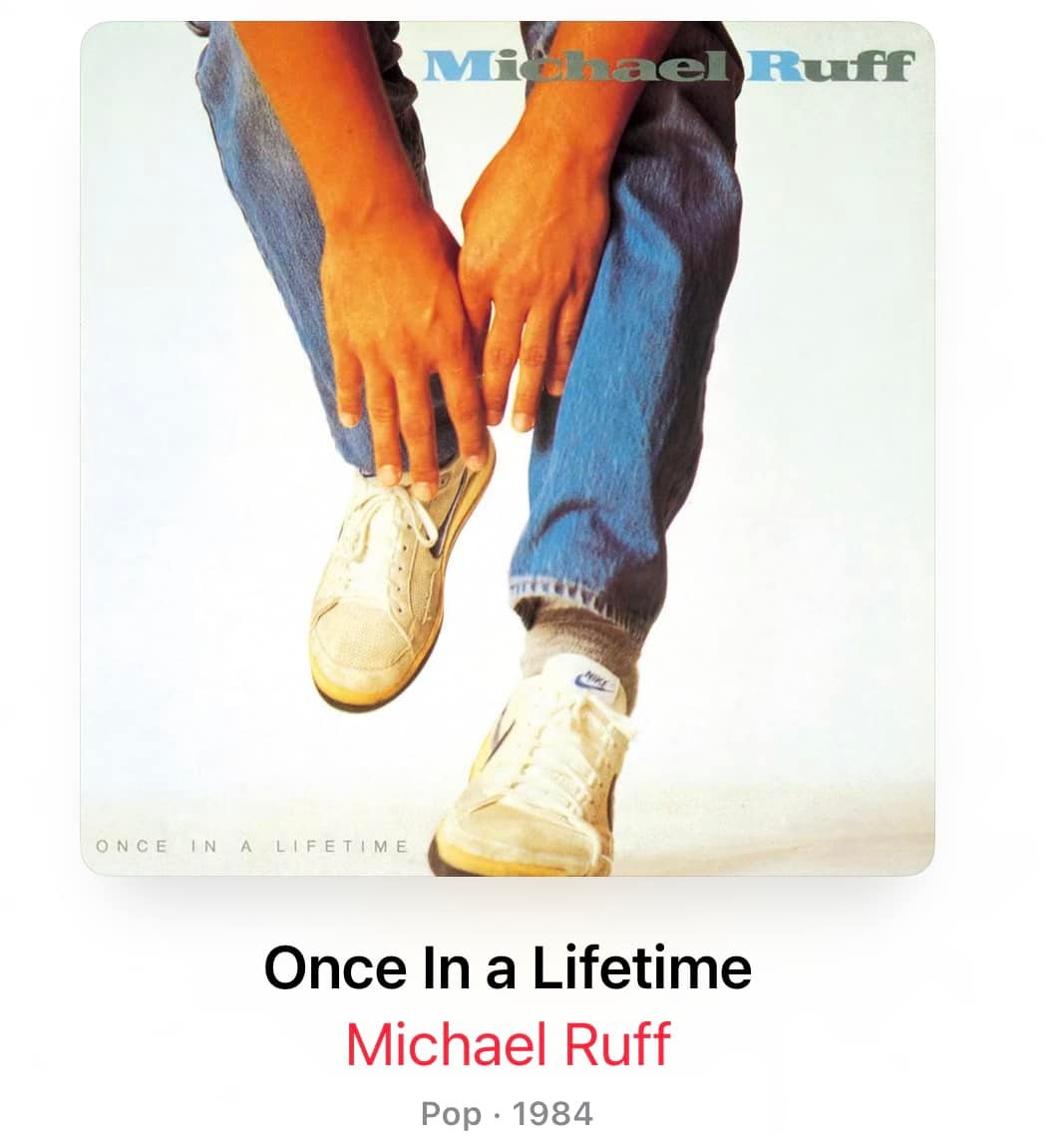 Michael Ruff 1984 album now on Spotify and Apple Music