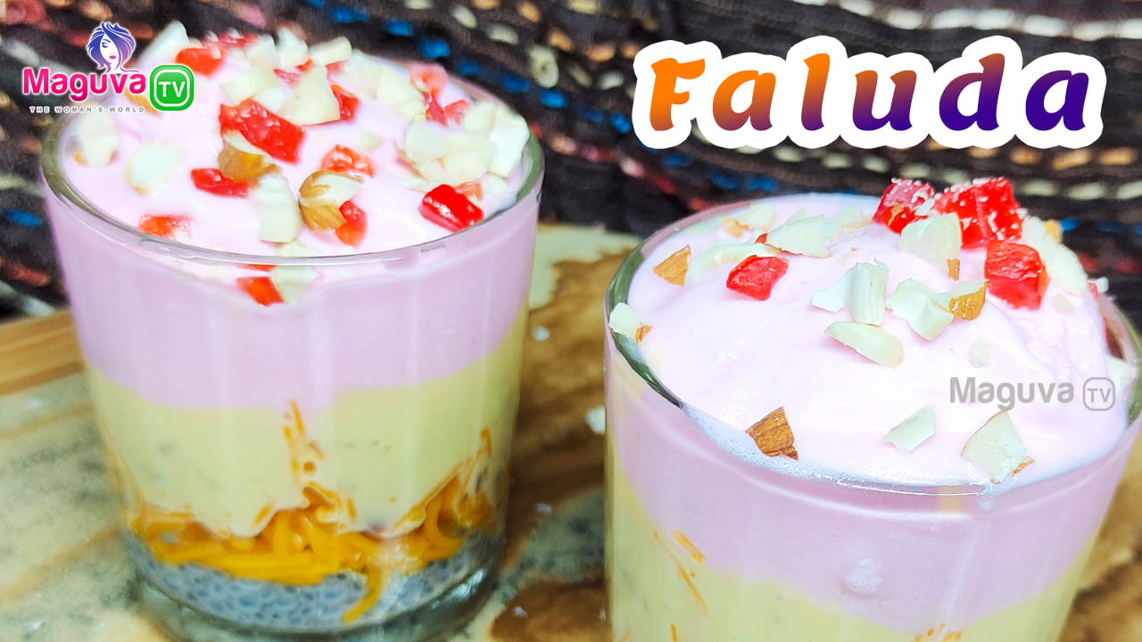 Maguvatv - Faluda Recipe with Rabdi | Easy Falooda recipe | Maguva tv # ...